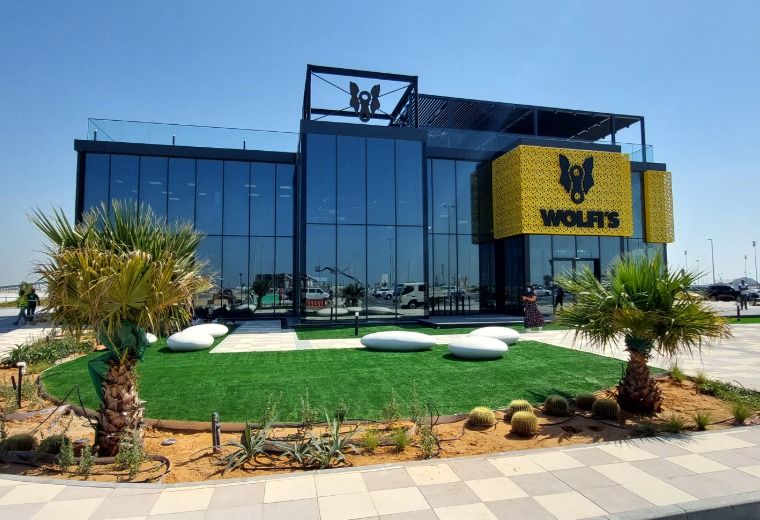 Wolfi’s Bike Shop & Colnago Containers Landscaping Abu Dhabi