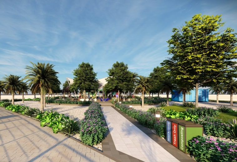 Gulf Dunes Landscaping Abu Dhabi Ports Project