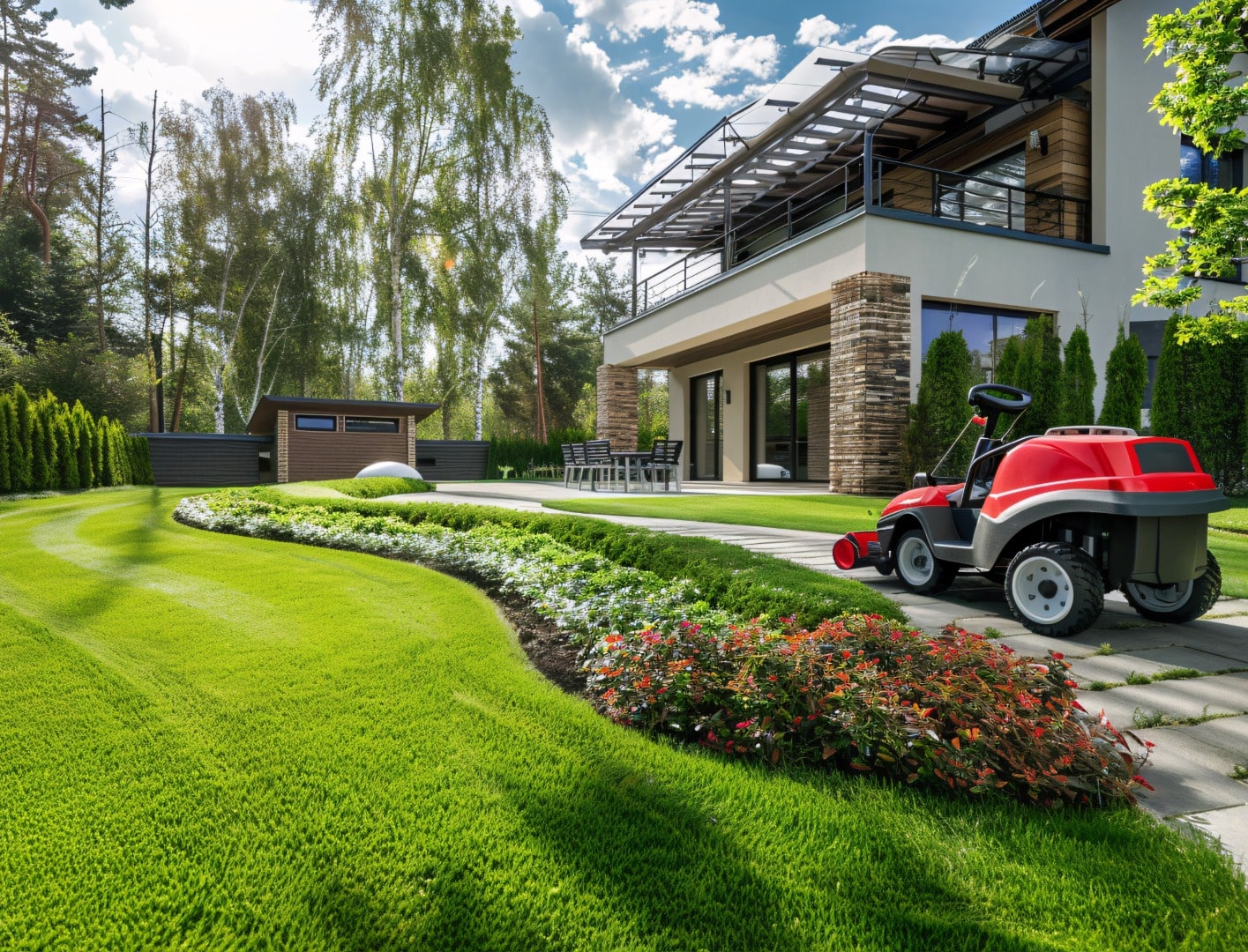 Lawn care and irrigation maintenance - Gulf Dunes UAE