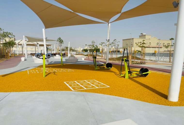 Gulf Dunes DMT Park Project Abu Dhabi Landscaping